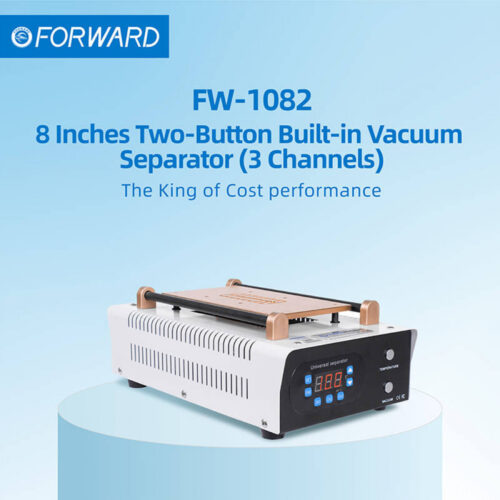 FORWARD FW-1082 8 INCHES TWO-BUTTON BUILT-IN VACUUM SEPARATOR WITH 3 CHANNELS – FW-1082