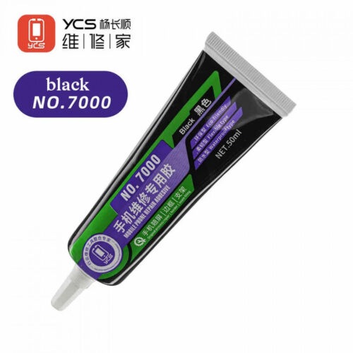 YCS NO. 7000 Mobile Phone Repair Adhesive Glue 50ML Black