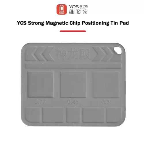 YCS SLD01 Strong Magnetic Chip Positioning Silicone Solder Pad Grey