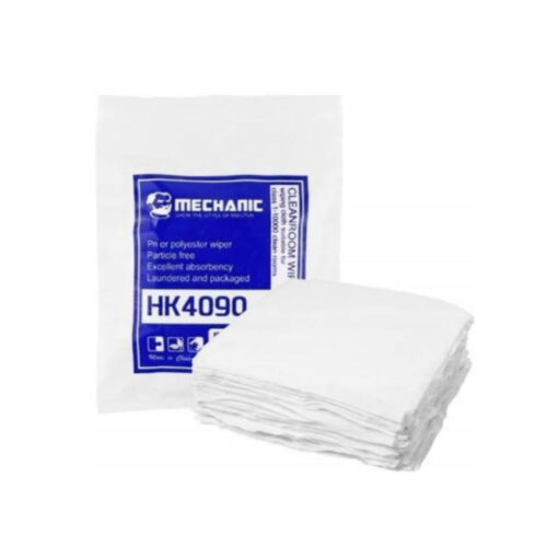 MECHANIC HK4090 ANTISTATIC SOFT MICROFIBER CLEANROOM WIPERS – 100 PCS