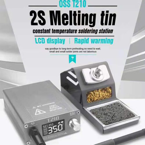 OSS T210 75W LED Soldering Station Display Auto Sleep Heating