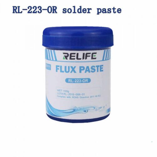 Relife RL-223-OR Solder Paste Flux Lead-free Welding Paste (100Gram)