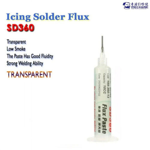 Mechanic SD360 Solder Flux Paste Transparent Welding Flux Paste 10cc