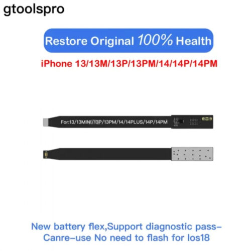 Gtoolspro iOS 18 Battery Health Repair Flex Cable For iPhone 13/13M/13P/13PM/14/14P/14PM