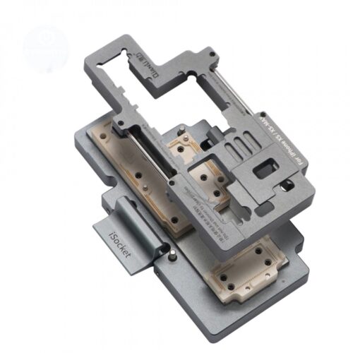 QIANLI iSocket for iPhone X XS XSmax Motherboard Test Fixture for iPhone Double-deck Motherboard Function Tester