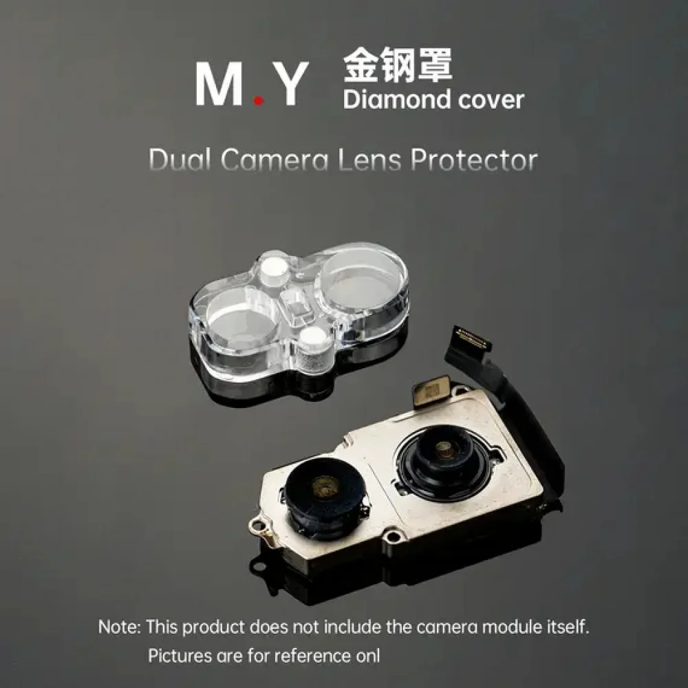 YCS Mr. Yang 4-in-1 Diamond Shield Rear Camera Repair Protective Cover Set for iPhone 6-17 Series - Image 4