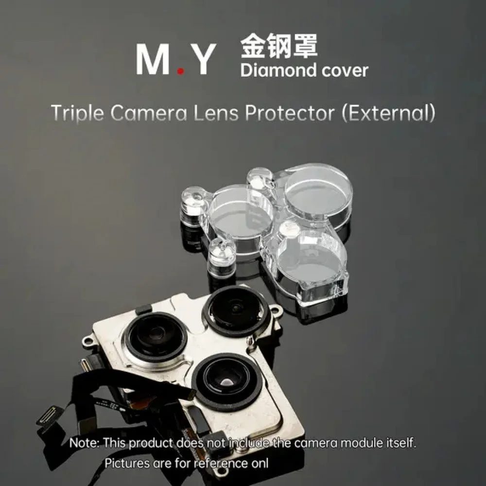 YCS Mr. Yang 4-in-1 Diamond Shield Rear Camera Repair Protective Cover Set for iPhone 6-17 Series - Image 5