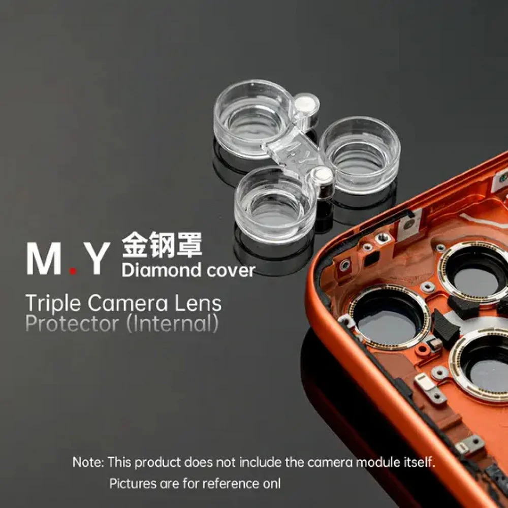 YCS Mr. Yang 4-in-1 Diamond Shield Rear Camera Repair Protective Cover Set for iPhone 6-17 Series - Image 6
