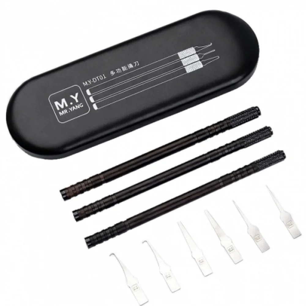 M.Y DT01 Multi-Function Spudger Set for Hard Drive / IC / CPU Removal and Adhesive Stripping - Image 2